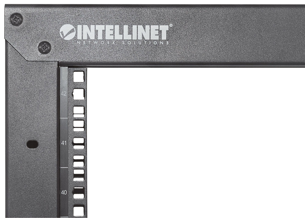 Intellinet 714235 armario rack 42U Rack o bastidor independiente Negro