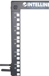 Intellinet Baie réseau ouverte 19" à 4 montants, 26U, noire, en kit, charge max. 360 kg Rack 26U Rack o bastidor indepen