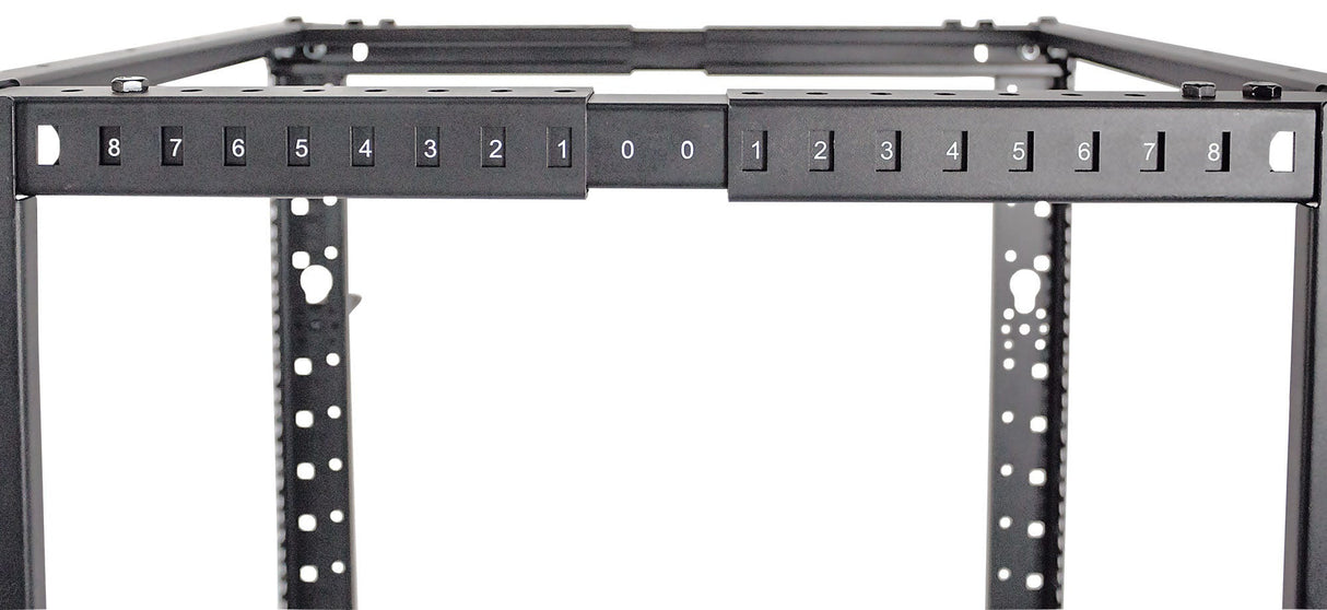 Intellinet Baie réseau ouverte 19" à 4 montants, 26U, noire, en kit, charge max. 360 kg Rack 26U Rack o bastidor independiente 360 kg Negro