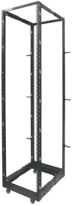 Intellinet Baie réseau ouverte 19" à 4 montants, 45U, noire, en kit, charge max. 360 kg Rack 45U Rack o bastidor indepen