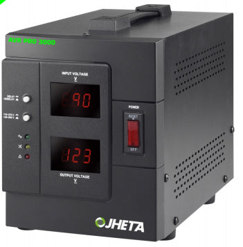REGULADOR DE VOLTAJE JHETA (822122-01) AVR 1200,1200VA,600W,8 CONTACTOS ,USB