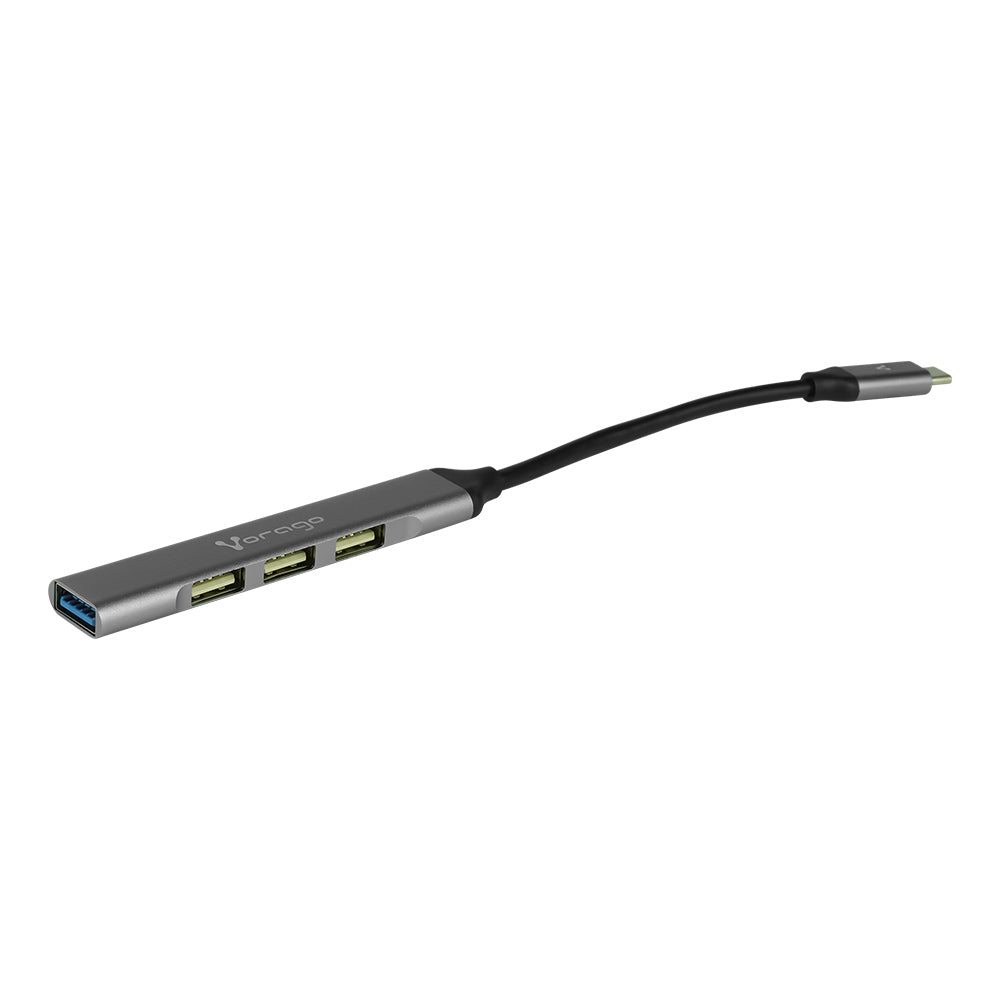 CONCENTRADOR HUB VORAGO HU-200 4 PUERTOS USB SLIM TIPO C