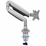 StarTech.com Brazo Ergonómico de Escritorio para Monitor VESA hasta 9kg - de Servicio Pesado - Movimiento Total, Altura Ajustable y Articulado - Aluminio - Abrazadera en C/Ojal - Plata Monitor Plata