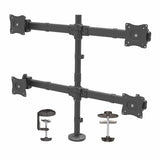 StarTech.com Brazo de Escritorio para 4 Monitores 2x2 de hasta 27" con Montaje VESA- Soporte Ergonómico con Mástil,