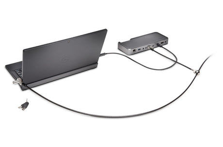 Kensington Candado con llave N17 de doble cabezal para portátiles con ranura tipo "wedge" Cable antirrobo Negr
