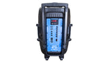 BOCINA BAFLE VORAGO 15" BT TWS 100W C/2 MICROFONO INAL PEDESTAL KSP-500