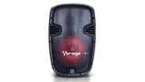 BOCINA BAFLE VORAGO 15" BT TWS 100W C/2 MICROFONO INAL PEDESTAL KSP-500