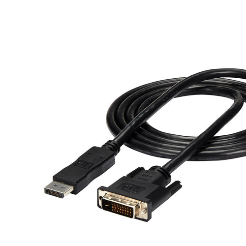 StarTech.com Cable de 1,8m DisplayPort a DVI - Cable Adaptador DisplayPort a DVI DVI-D Monoenlace de Vídeo 1080p - Cable