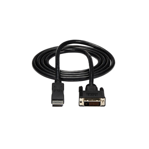 StarTech.com Cable de 1,8m DisplayPort a DVI - Cable Adaptador DisplayPort a DVI DVI-D Monoenlace de Vídeo 1080p - Cable