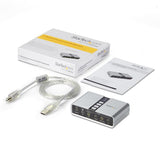 StarTech.com Tarjeta de Sonido 7,1 USB Externa Adaptador Conversor puerto SPDIF Audio Digital Óptico Tarjetas de audio N
