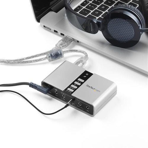 StarTech.com Tarjeta de Sonido 7,1 USB Externa Adaptador Conversor puerto SPDIF Audio Digital Óptico Tarjetas de audio N