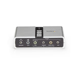 StarTech.com Tarjeta de Sonido 7,1 USB Externa Adaptador Conversor puerto SPDIF Audio Digital Óptico Tarjetas de audio N