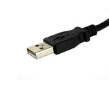 StarTech.com Cable Alargador de 30cm USB 2.0 para Montar Empotrar en Panel - Extensor Macho a Hembra USB A - Negro Cable USB 2.0 USB A USB A Macho/Hembra