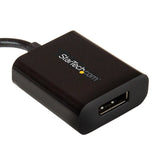 StarTech.com Adaptador Gráfico Externo USB-C a DisplayPort - Conversor de Vídeo Type-C a DP 4K 60Hz adaptadores gráficos usb USB Tipo C Macho Derecho Si