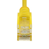 StarTech.com Cable de Red Ethernet CAT6 Delgado sin Enganches Amarillo de 15m - Cable RJ45 Snagless Slim 28AWG - Alambre