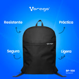 Vorago BP-100 mochila Negro Poliéster