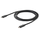 StarTech.com Cable de 2m USB-C USB 3.0 (5Gbps) Certificado con Entrega de Potencia Cable USB 3.2 Gen 1 (3.1 Gen 1) USB C USB C Macho