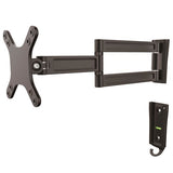 StarTech.com Soporte de pared de doble giro para monitor - Montura VESA para Pantallas de hasta 27 Pulgadas Monitor Negro