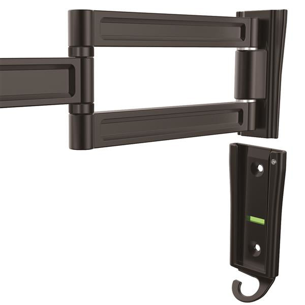 StarTech.com Soporte de pared de doble giro para monitor - Montura VESA para Pantallas de hasta 27 Pulgadas Monitor Negro