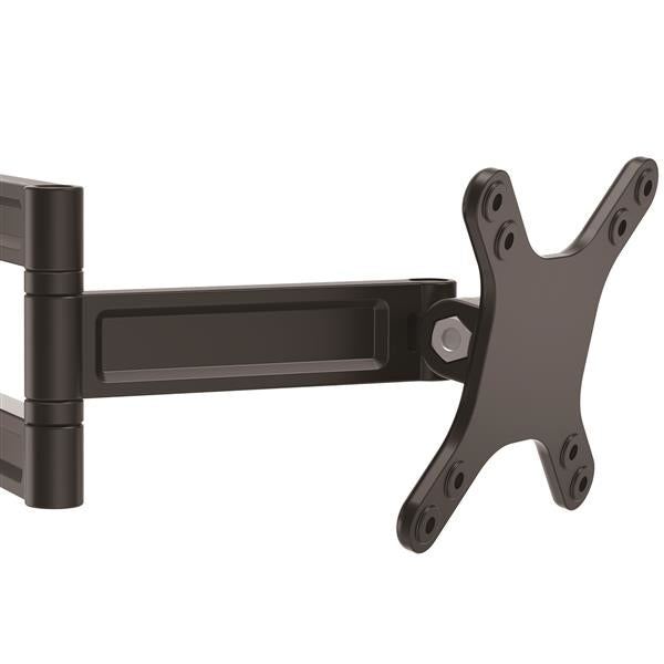 StarTech.com Soporte de pared de doble giro para monitor - Montura VESA para Pantallas de hasta 27 Pulgadas Monitor Negro