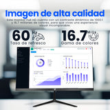 Vorago LED-W21-300-V4F monitor de computadora 54.6 cm (21.5") Full HD Negro