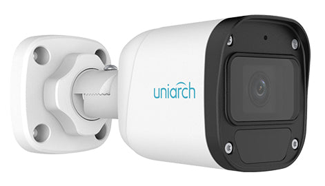 UNIARCH Cámara IP Mini Bullet IPC-B122-APF28-E, 2MP, Lente Fijo 2.8mm, IR 30m, PoE AT