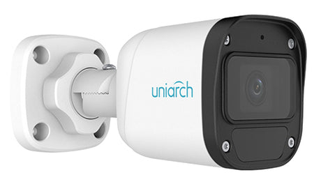 UNIARCH Cámara IP Mini Bullet IPC-B122-APF28-E, 2MP, Lente Fijo 2.8mm, IR 30m, PoE AT