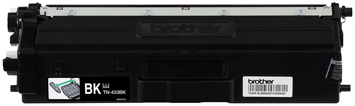Brother TN-433BK Cartucho de Tinta 1 pieza(s) 4500 páginas Original Negro