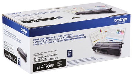 Brother TN-436BK Cartucho de Tinta 1 pieza(s) 6500 páginas 6500 páginas Original