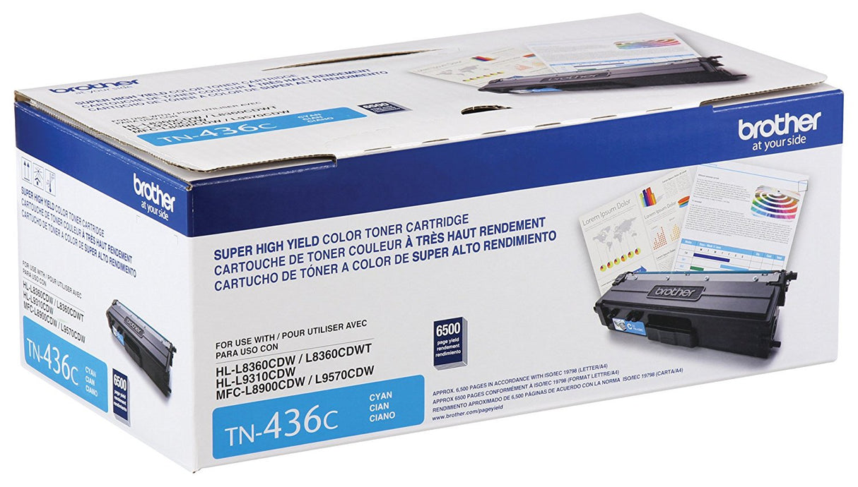 Brother TN-436C Cartucho de Tinta 1 pieza(s) 6500 páginas 6500 páginas Original