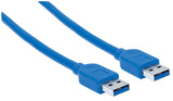 Manhattan 354295 cable USB USB 3.2 Gen 1 (3.1 Gen 1) 1,8 m USB 3.0 Type-A Azul