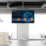 StarTech.com Soporte de Techo para TV - Soporte Universal de Cielo Raso para TV de Movimiento Total con Mástil Telescópi