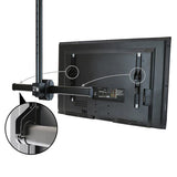 StarTech.com Soporte de Techo para TV - Soporte Universal de Cielo Raso para TV de Movimiento Total con Mástil Telescópi