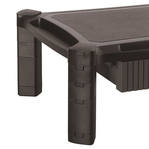 StarTech.com Base con Cajón para Monitor - de Altura Ajustable con Columnas Apilables - con Soporte para Pantallas hasta