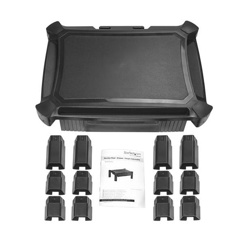 StarTech.com Base de Soporte para Monitor - con Cajón y Altura Ajustable Soportes para monitores 1 81,3 cm Si