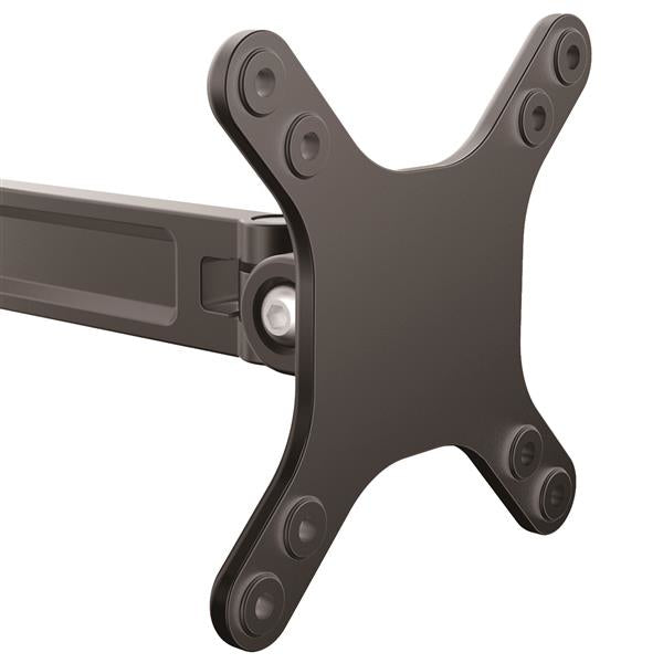StarTech.com Soporte de pared de un solo giro para monitor - Montura VESA para Pantallas de hasta 27 Pulgadas Monitor Negro