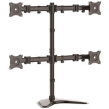 StarTech.com Base de Soporte Ajustable VESA para 4 Monitores de hasta 27 Pulgadas Monitor Negro