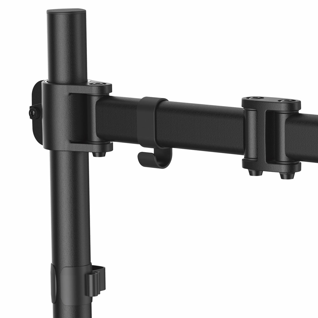 StarTech.com Soporte VESA de Sobremesa para 1 Monitor - Base para Pantallas VESA de hasta 34" con Mástil Articulado - Altura Ajustable - de Montaje mediante Abrazadera/ Ojal - Negro Monitor Negro
