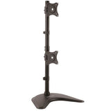StarTech.com Soporte Vertical de Acero de Servicio Pesado para dos Monitores - Base Ajustable VESA para Pantallas de has