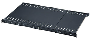 Intellinet Étagère fixe extensible 19", 1U, profondeur réglable 550–1000 mm, acier, charge max. 45 kg, noire, garantie trois ans Rack Cajón metálico para rack Negro Acero 25 kg