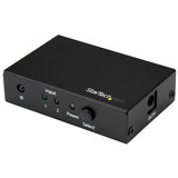 StarTech.com VS221HD20 Conmutadores de vídeo HDMI 2.0 Negro