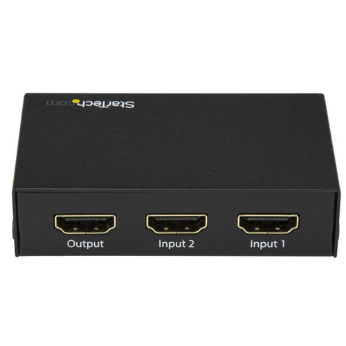 StarTech.com VS221HD20 Conmutadores de vídeo HDMI 2.0 Negro
