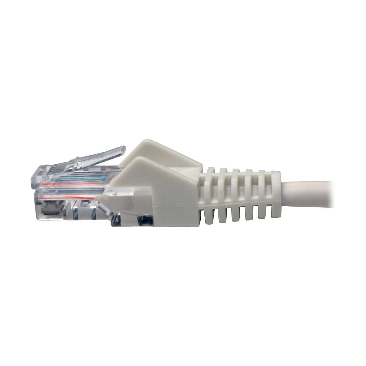 Tripp Lite N001-005-WH Cable Ethernet (UTP) Moldeado Snagless Cat5e 350 MHz (RJ45 M/M), PoE - Blanco, 1.52 m [5 pies]