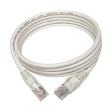 Tripp Lite N001-005-WH Cable Ethernet (UTP) Moldeado Snagless Cat5e 350 MHz (RJ45 M/M), PoE - Blanco, 1.52 m [5 pies]