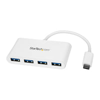 StarTech.com Hub Ladrón USB C con 4 Puertos USB-A (USB 3.0 SuperSpeed de 5Gbps) - Alimentado por el Bus USB - Concentrad