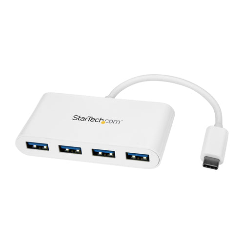 StarTech.com Hub Ladrón USB C con 4 Puertos USB-A (USB 3.0 SuperSpeed de 5Gbps) - Alimentado por el Bus USB - Concentrad