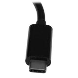 StarTech.com Hub Concentrador USB 3.0 USB-C de 3 Puertos con Ethernet Gigabit y Entrega de Alimentación de 60W con Puerto Pass-Through - USB Tipo C