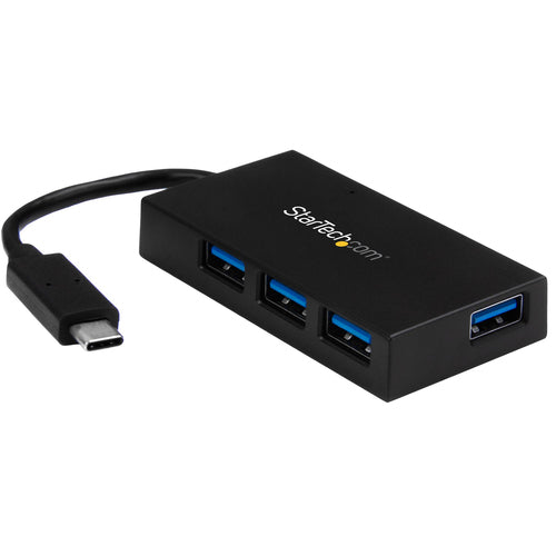 StarTech.com Hub USB C de 4 Puertos - Ladrón USB Tipo-C con 4 Puertos USB-A (USB 3.0 SuperSpeed 5Gbps) Bus USB o Autoali