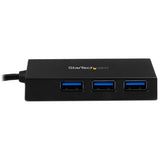 StarTech.com Hub USB C de 4 Puertos - Ladrón USB Tipo-C con 4 Puertos USB-A (USB 3.0 SuperSpeed 5Gbps) Bus USB o Autoali