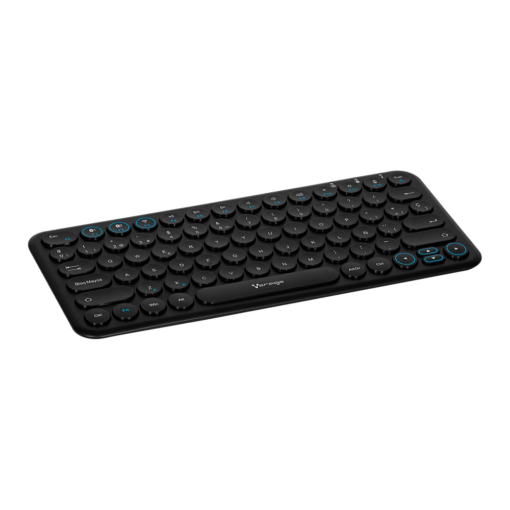 Vorago KBW-400 teclado USB + Bluetooth Negro, Inalámbrico | Teclados